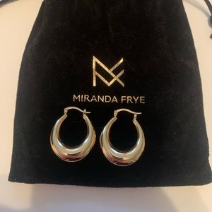 Miranda Frye Gold-plated hoops - Barely Used